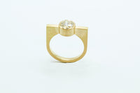 Ring: Gold 750/... Brillant 1,15 ct. L/SI2