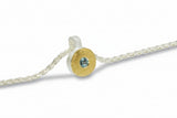 Anhänger aus 925er Silber und 900er Gold, Topas
