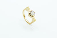 Ring: Gold 750/... Brillant 1,15 ct. L/SI2