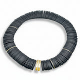 Kette: Onyx mit 750er Gelbgold und Brillanten