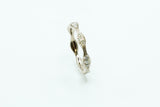 Ring: Welle Weißgold 585/... Brillanten
