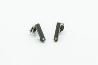 Ohrstecker: Tantal, Brillant