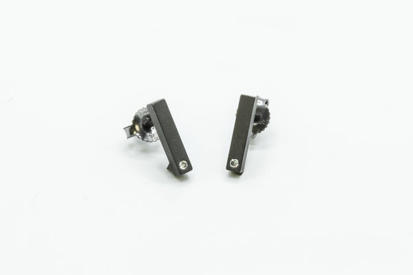 Ohrstecker: Tantal, Brillant