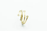 Ring: Gelbgold 585/... 4 Brillanten