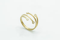 Ring: Gelbgold 585/... 4 Brillanten
