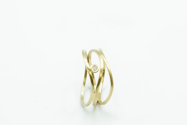 Ring: Gelbgold 585/... Brillant