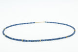 Kette: Saphir mit Gelbgold 585/...