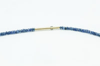 Kette: Saphir mit Gelbgold 585/...