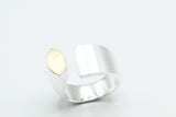 Ring: Silber 925/... mit Gold 900/...
