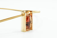 Anhänger aus 750 Gold mit einem zweifarbigen Oregon Sunstone 7,57 carat