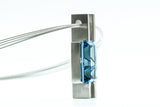 Anhänger aus 950 Platin mit einem Topas in London Blue 10,23 carat