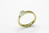 Ring aus 585 Gold mit Brillant 0,28 ct. TW/VS