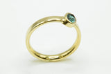 Ring: 585er Gelbgold mit Turmalin