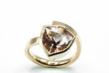 Ring: 585er Roségold mit Morganit 4,21 ct.