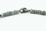 Kette: Labradorit mit 925er Silber