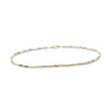 Kette: 750er Gold mit Tansanit