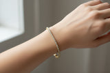 Tennisarmband Gelbgold Brillanten