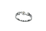Ring aus Tantal mit Brillanten