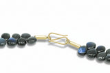 Kette aus Labradorit und 750er Gelbgold