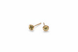 Ohrstecker aus 585er Rotgold mit Granat