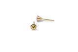 Ohrstecker aus 585er Rotgold mit Granat