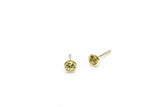 Ohrstecker aus 585er Gelbgold mit Granat