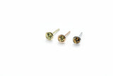 Ohrstecker 585er Weißgold mit Granat