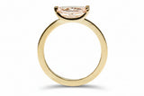 Ring aus 750er Roségold mit einem Fancy Pink Diamant Radiant