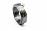 Ring: Carbon, Gold 750er Brillant 0,06 ct.