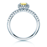 Verlobungsring Sophie in 18K Weißgold mit Diamant 1,02ct.