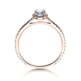 Verlobungsring: Pure Emotion in 18K Roségold mit Diamant 0,93ct